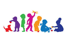 niños de colores